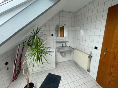 Ein Badezimmer in der Unterkunft Ferienwohnung Adelheid Brachtendorf