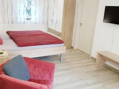 TV/Unterhaltungsangebot in der Unterkunft Holiday apartment in Moselkern with barbecue