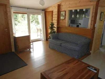 Ein Sitzbereich in der Unterkunft Eifelcottage Stork's Nest