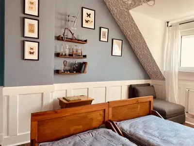 Ein Bett oder Betten in einem Zimmer der Unterkunft Holiday home in Neichen with barbecue