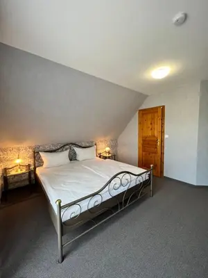 Ein Bett oder Betten in einem Zimmer der Unterkunft Aparts4ring 5 Nürburg