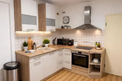 Küche/Küchenzeile in der Unterkunft Mosel Two-Room Apartment