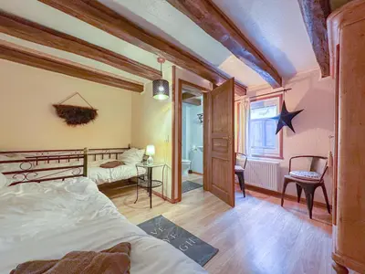 Ein Bett oder Betten in einem Zimmer der Unterkunft Neef