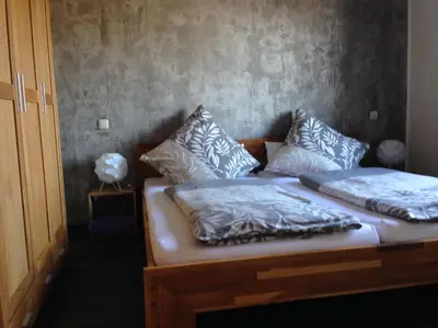 Ein Bett oder Betten in einem Zimmer der Unterkunft Ferienwohnung Kaspers