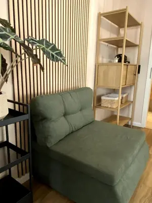 Ein Sitzbereich in der Unterkunft Modernes Studio in Irrel