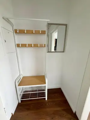 Ein Bett oder Betten in einem Zimmer der Unterkunft Stilvolle Wohnung mit Rheinblick