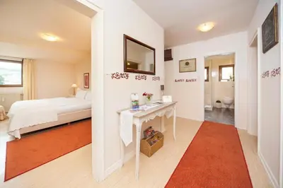 Ein Bett oder Betten in einem Zimmer der Unterkunft Ferienwohnungen Bongarden