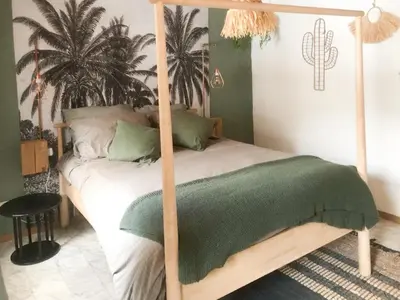 Ein Bett oder Betten in einem Zimmer der Unterkunft Manderscheid
