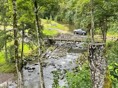 Naturlandschaft in der Nähe des Ferienhauses