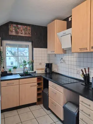 Küche/Küchenzeile in der Unterkunft Ferienwohnung Stefanie OG
