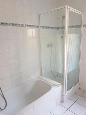 Ein Badezimmer in der Unterkunft Ferienwohnung Stefanie OG