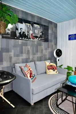 Ein Sitzbereich in der Unterkunft Casa Alba