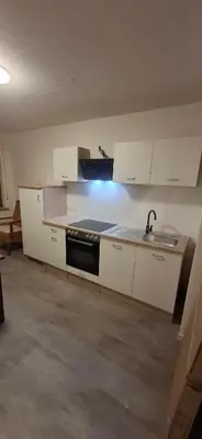 Küche/Küchenzeile in der Unterkunft Haus Hoffeld