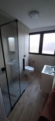Ein Badezimmer in der Unterkunft Haus Hoffeld