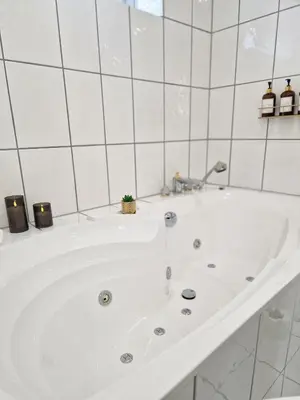 Ein Badezimmer in der Unterkunft Viktoria Apartment