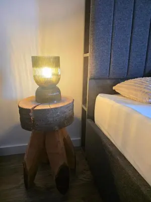Ein Bett oder Betten in einem Zimmer der Unterkunft Viktoria Apartment