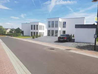 Das Gebäude in dem sich die Ferienwohnung befindet