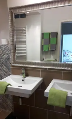 Ein Badezimmer in der Unterkunft Stadtoase Koblenz