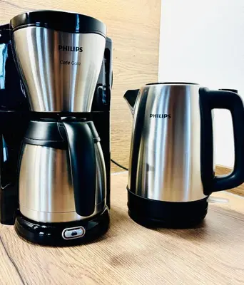 Kaffee-/Teezubehör in der Unterkunft Ferienwohnung am Kräutergarten im Hunsrück 70qm