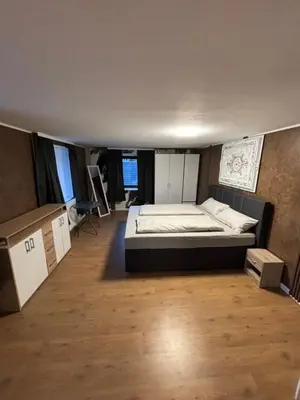 Ein Bett oder Betten in einem Zimmer der Unterkunft Haus am Freilinger See Bar