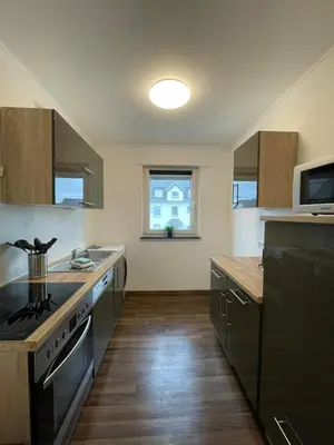 Küche/Küchenzeile in der Unterkunft 3 Wohnungen in einem Haus, ideal bis 14 Personen