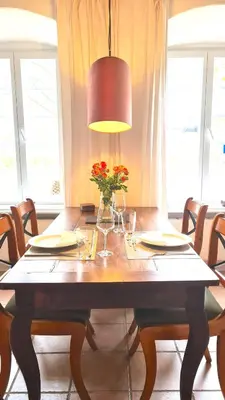 Ein Sitzbereich in der Unterkunft Mosel-Side De Luxe Suite