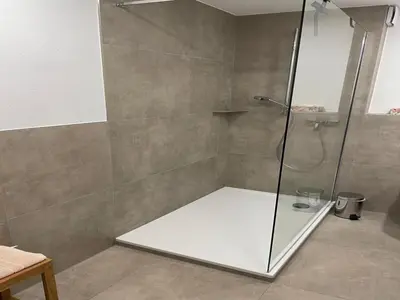 Ein Badezimmer in der Unterkunft Ferienwohnung Weingut Thielen-Nilles