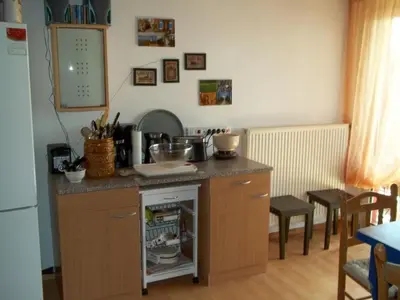 Küche/Küchenzeile in der Unterkunft Apartment Appartement in Reetz mit Grill und Garten by Interhome