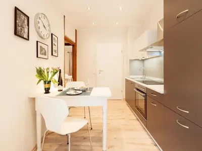 Küche/Küchenzeile in der Unterkunft Apartment FeWo Mosel Hygge by Interhome