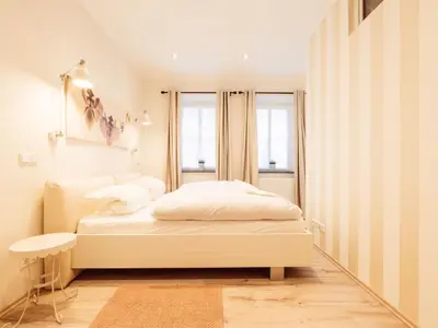 Ein Bett oder Betten in einem Zimmer der Unterkunft Apartment FeWo Mosel Hygge by Interhome