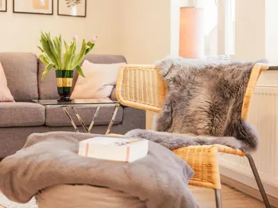 Ein Sitzbereich in der Unterkunft Apartment FeWo Mosel Hygge by Interhome