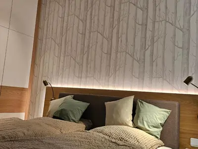 Ein Bett oder Betten in einem Zimmer der Unterkunft Holiday Home mit Terrasse und Garten Südeifel by Interhome