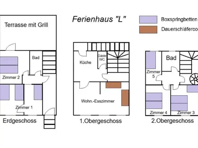 Grundriss der Unterkunft Holiday Home L by Interhome