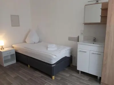 Ein Bett oder Betten in einem Zimmer der Unterkunft Holiday Home L by Interhome