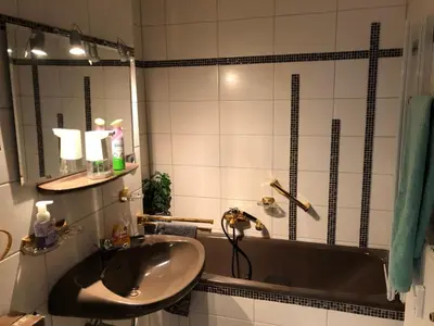 Ein Badezimmer in der Unterkunft Apartment Gesamte Wohnung in Bad Kreuznach by Interhome