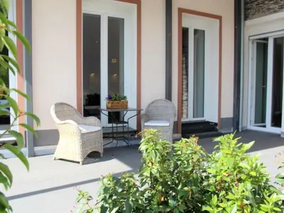 Ein Patio oder anderer Außenbereich in der Unterkunft Apartment Moselromance mit großer Sonnenterrasse by Interhome