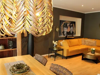 Ein Sitzbereich in der Unterkunft Apartment Moselromance mit großer Sonnenterrasse by Interhome