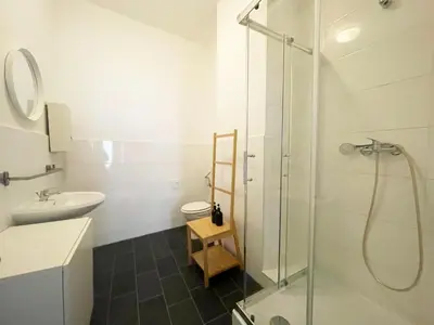 Ein Badezimmer in der Unterkunft Wunderschöne Unterkunft mitten im Herzen von Koblenz