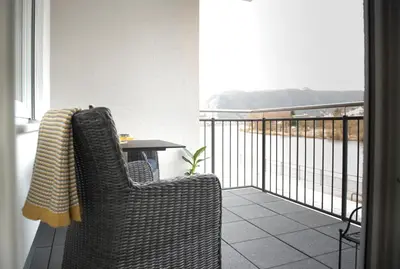 Ein Balkon oder eine Terrasse in der Unterkunft Rosaliya
