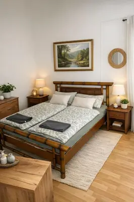 Ein Bett oder Betten in einem Zimmer der Unterkunft City Rooms Koblenz Hbf
