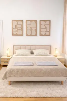 Ein Bett oder Betten in einem Zimmer der Unterkunft City Rooms Koblenz Hbf
