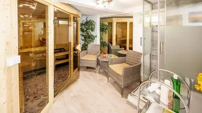 Ein Badezimmer in der Unterkunft City Ferienhaus Vulkaneifel