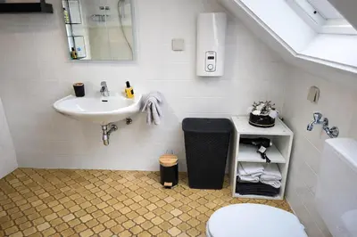 Ein Badezimmer in der Unterkunft Tarforst Height Apartment, Trier