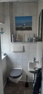Ein Badezimmer in der Unterkunft Haus am Bach