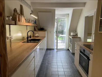 Küche/Küchenzeile in der Unterkunft Das Mosel Ferienhaus