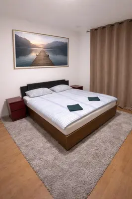 Ein Bett oder Betten in einem Zimmer der Unterkunft Comfort Stay Koblenz