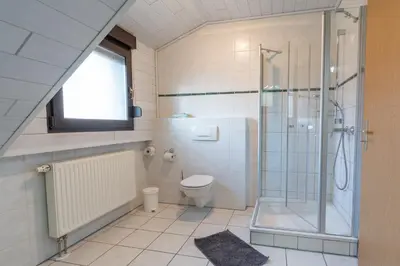 Ein Badezimmer in der Unterkunft Gästehaus Franzmann