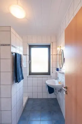 Ein Badezimmer in der Unterkunft Gästehaus Franzmann