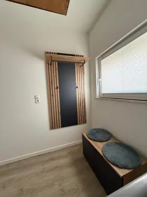 Ein Sitzbereich in der Unterkunft Wohlfühl Apartment Neuwied-Irlich