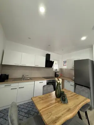 Küche/Küchenzeile in der Unterkunft Wohlfühl Apartment Neuwied-Irlich